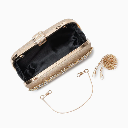 Sabine Dazzle Flower Clutch Bag