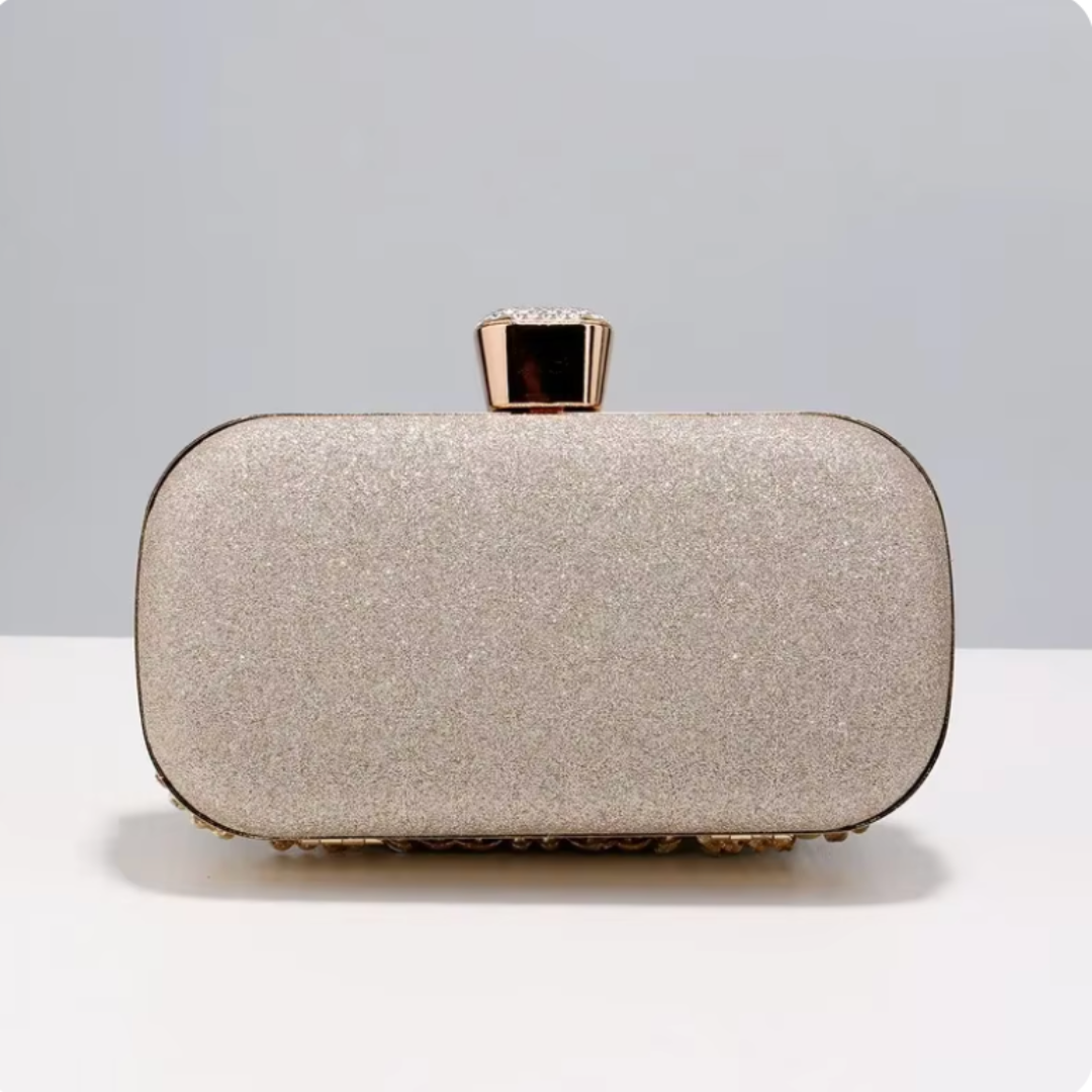 Sabine Dazzle Flower Clutch Bag